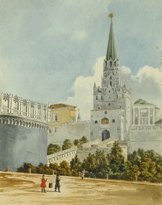 School English - The Trinity Gate, Moscow &amp; The Kremlin from the Moskvoretsky Bridge | MasterArt